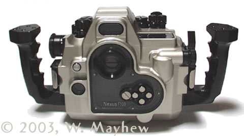 Nexus Nikon F100 digital underwater camera housing